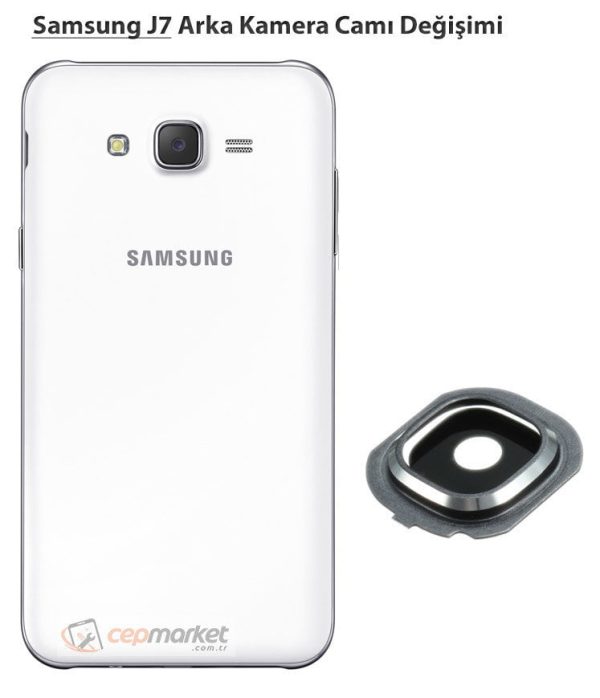 Samsung Galaxy J7 Arka Kamera Camı Değişimi