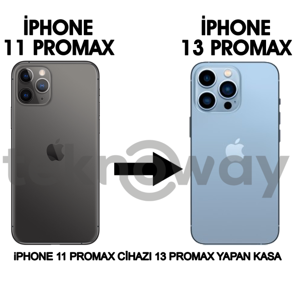 Apple Iphone 11 Pro Max Cihazı Iphone 13 Pro Max Dönüştürücü Kasa