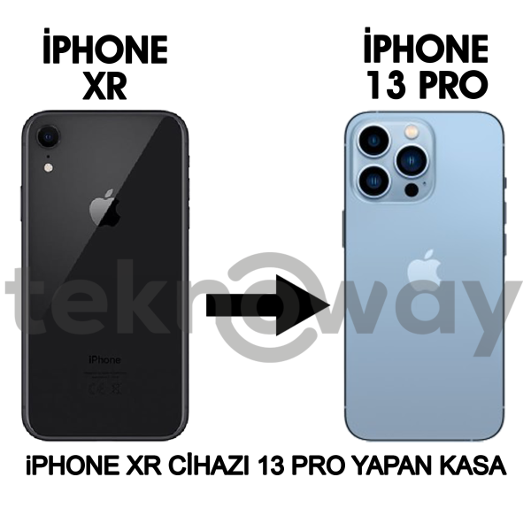Apple Iphone Xr Cihazı Iphone 13 Pro Dönüştürücü Kasa